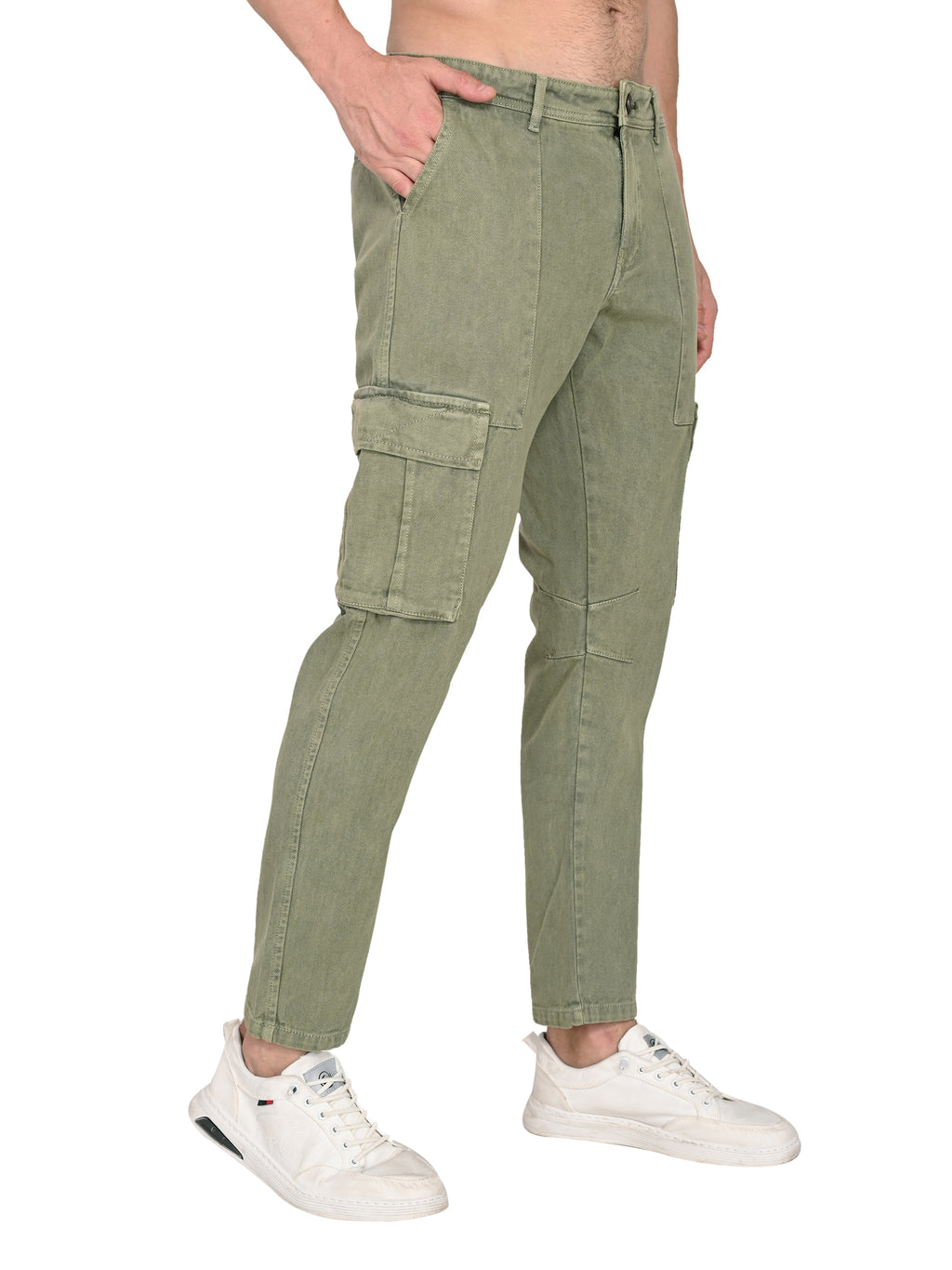 Classic Cargo Pants – olive green