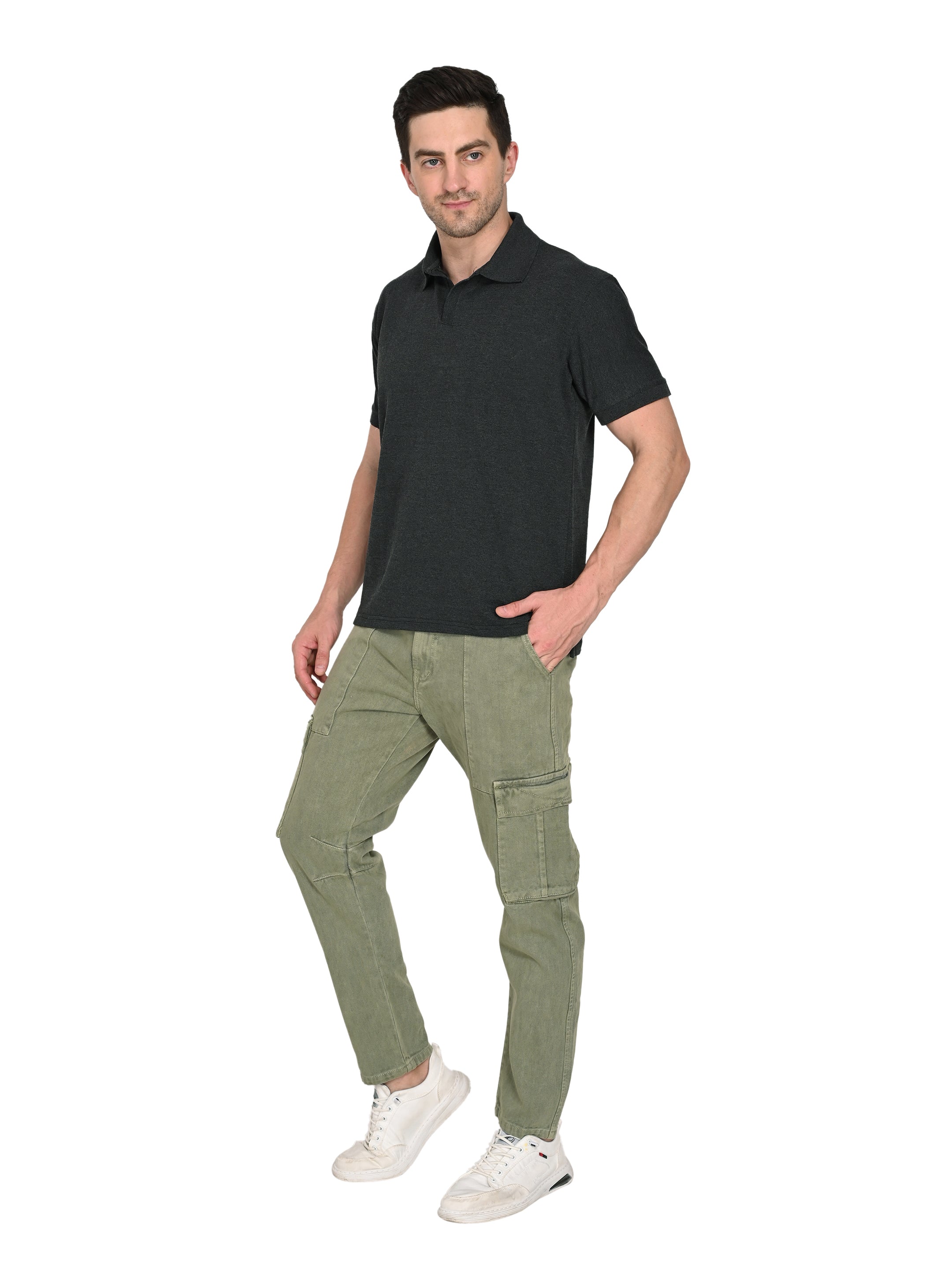 Classic Cargo Pants – olive green