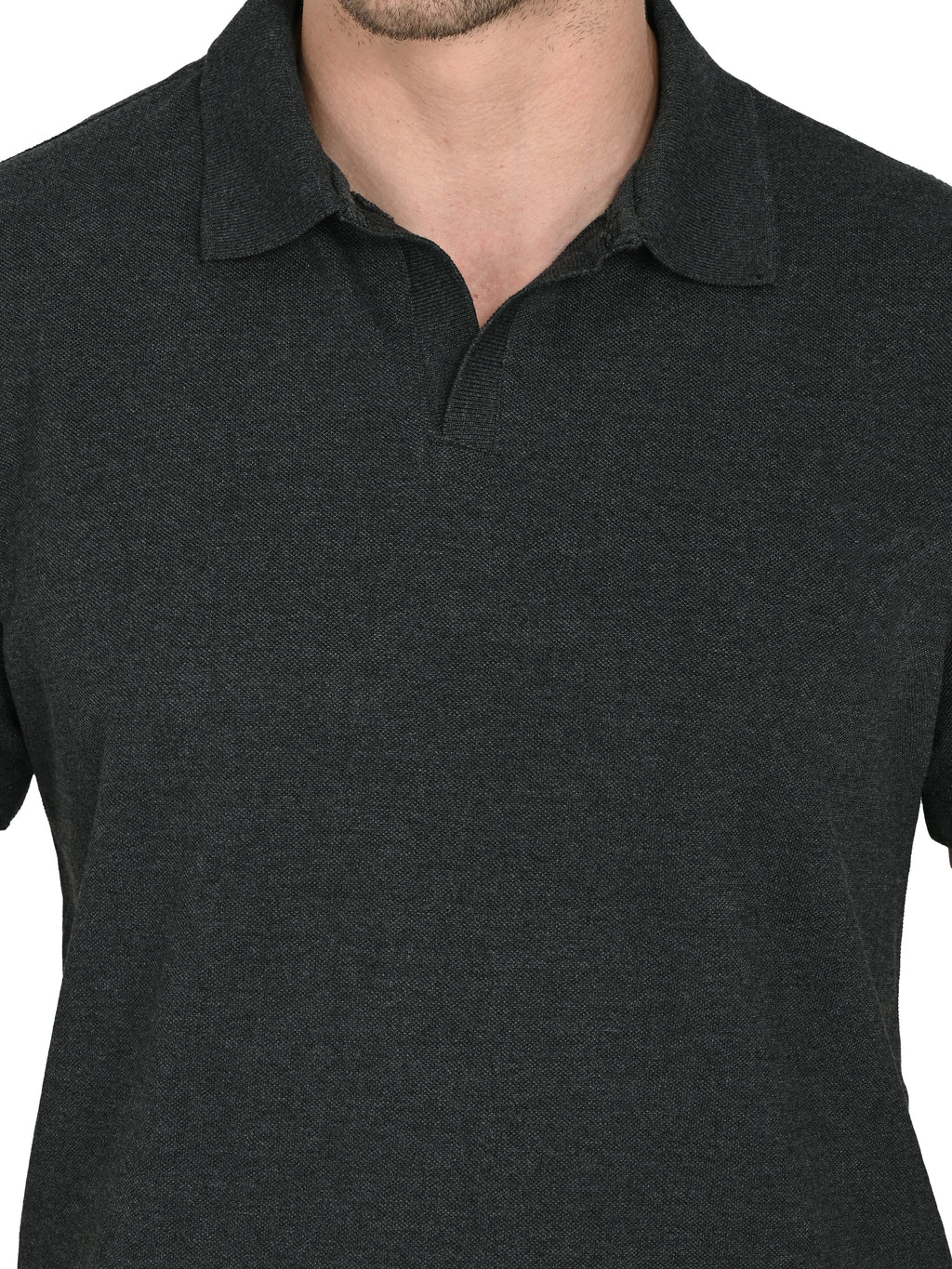 Men’s Black Polo T-Shirt – Slim Fit
