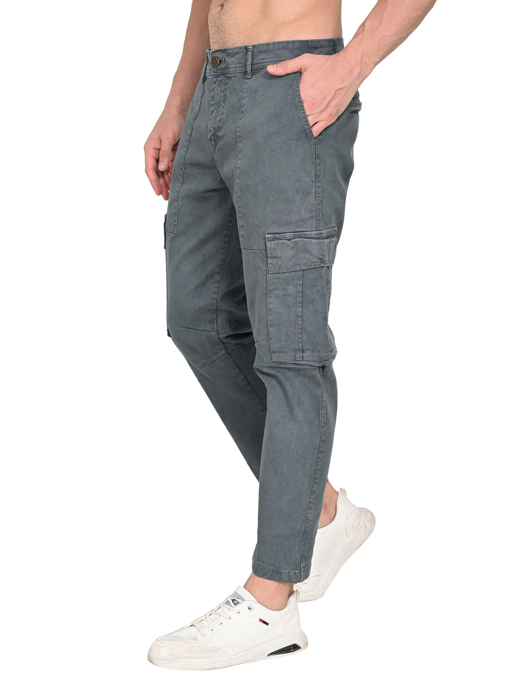 Classic Cargo Pants – Dark Grey