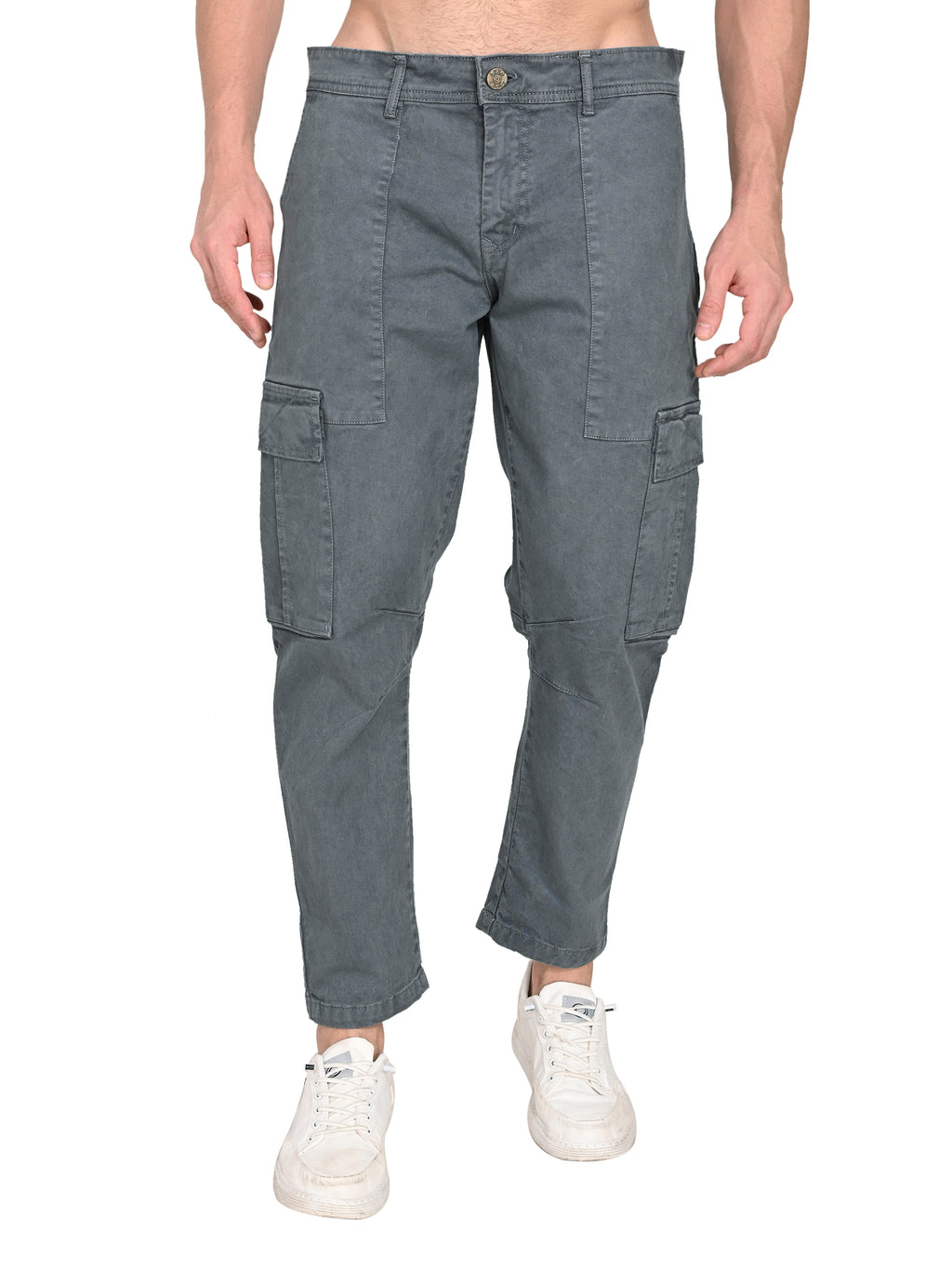 Classic Cargo Pants – Dark Grey