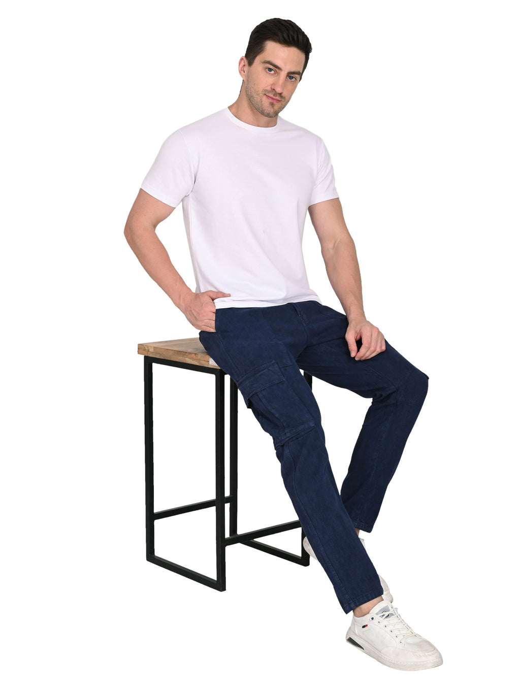 Classic Cargo Pants – Blue