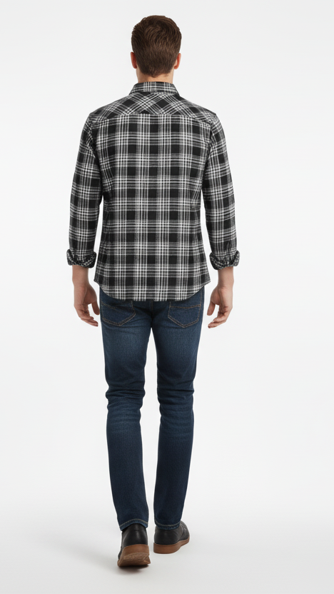 Checked Casual Shirt – Slim Fit