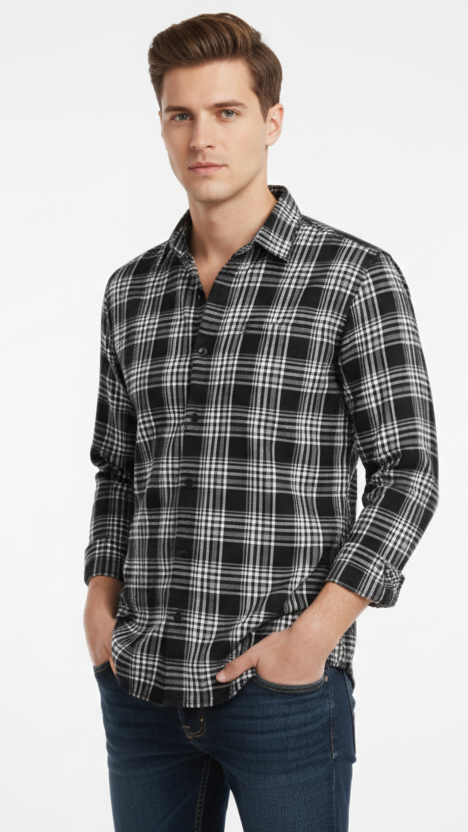 Checked Casual Shirt – Slim Fit