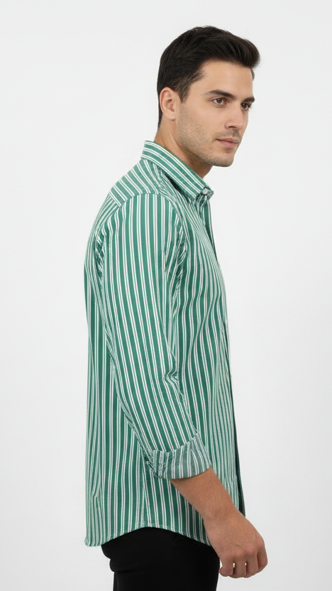 Striped Cotton Shirt – slim Fit