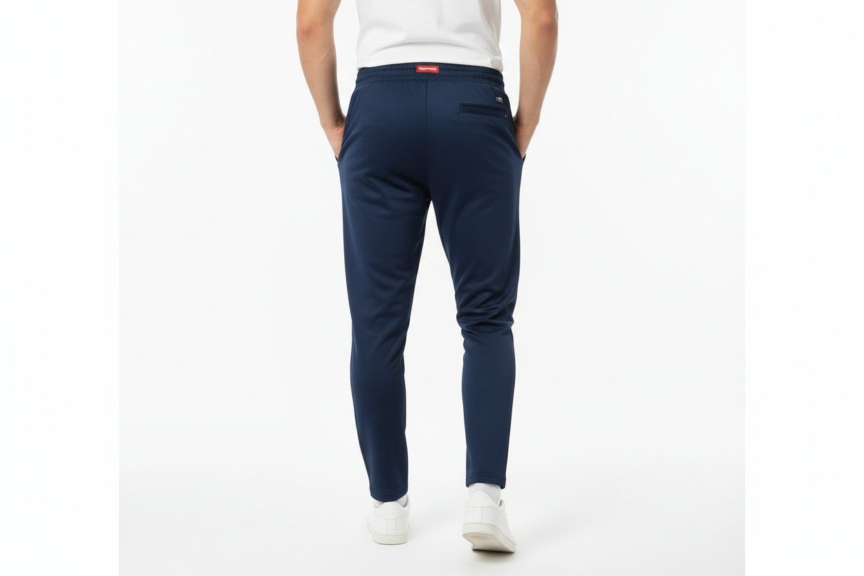 Plain Track Pant – Comfort (Blue)