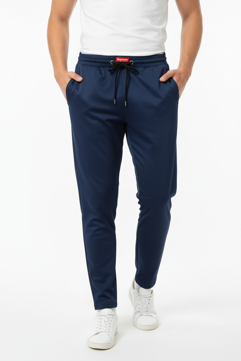 Plain Track Pant – Comfort (Blue)