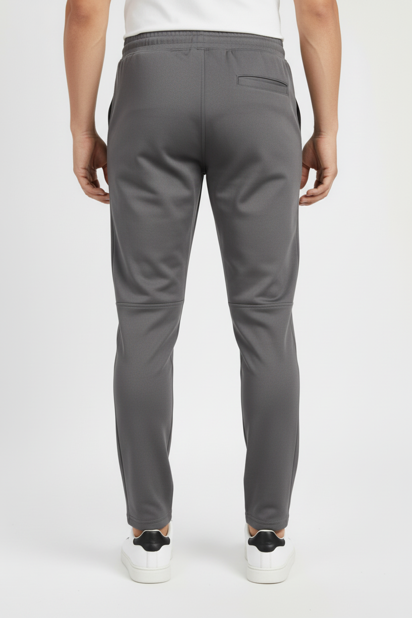 Piping Detail Track Pant – Tapered(Grey)