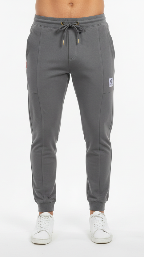 Panel Design Jogger – TaperedFit (Grey)