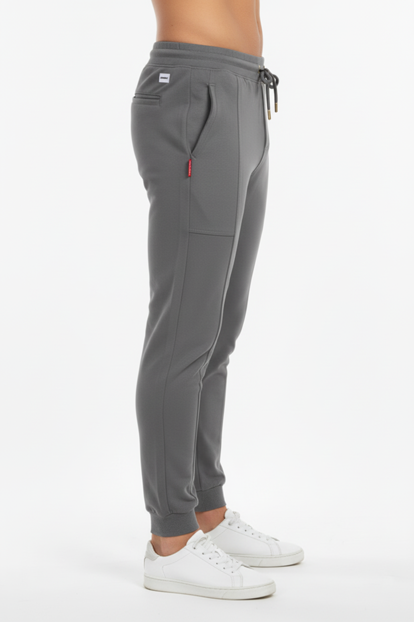 Panel Design Jogger – TaperedFit (Grey)