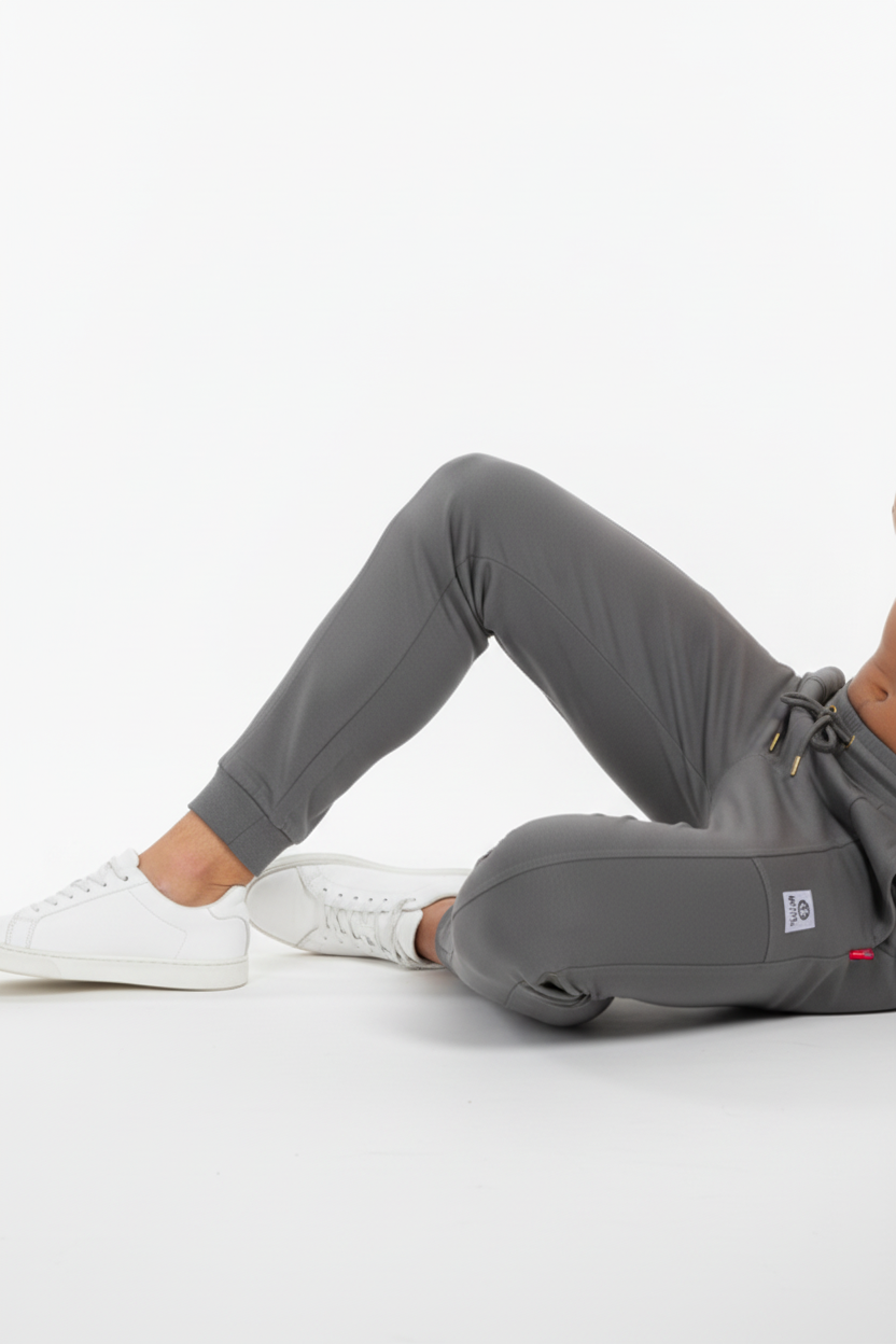 Panel Design Jogger – TaperedFit (Grey)