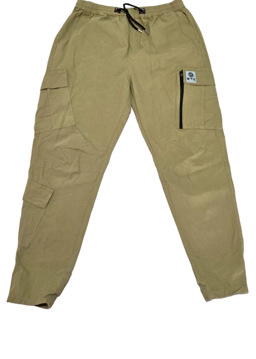 Khaki 8-Pocket Urban Cargo