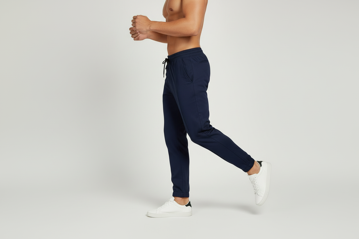 Panel Design Jogger – Tapered(Navy Blue)