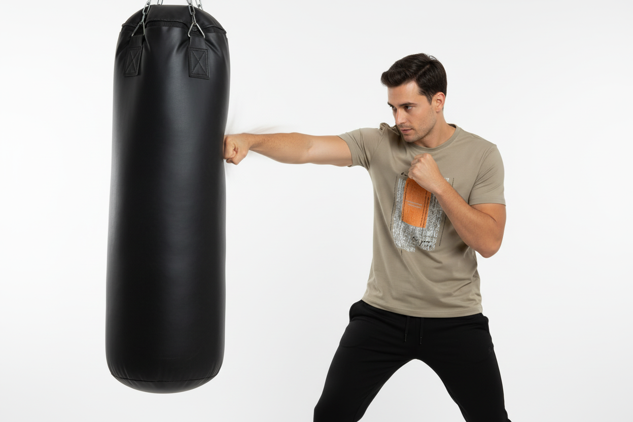 Printed T shirt- smoke grey