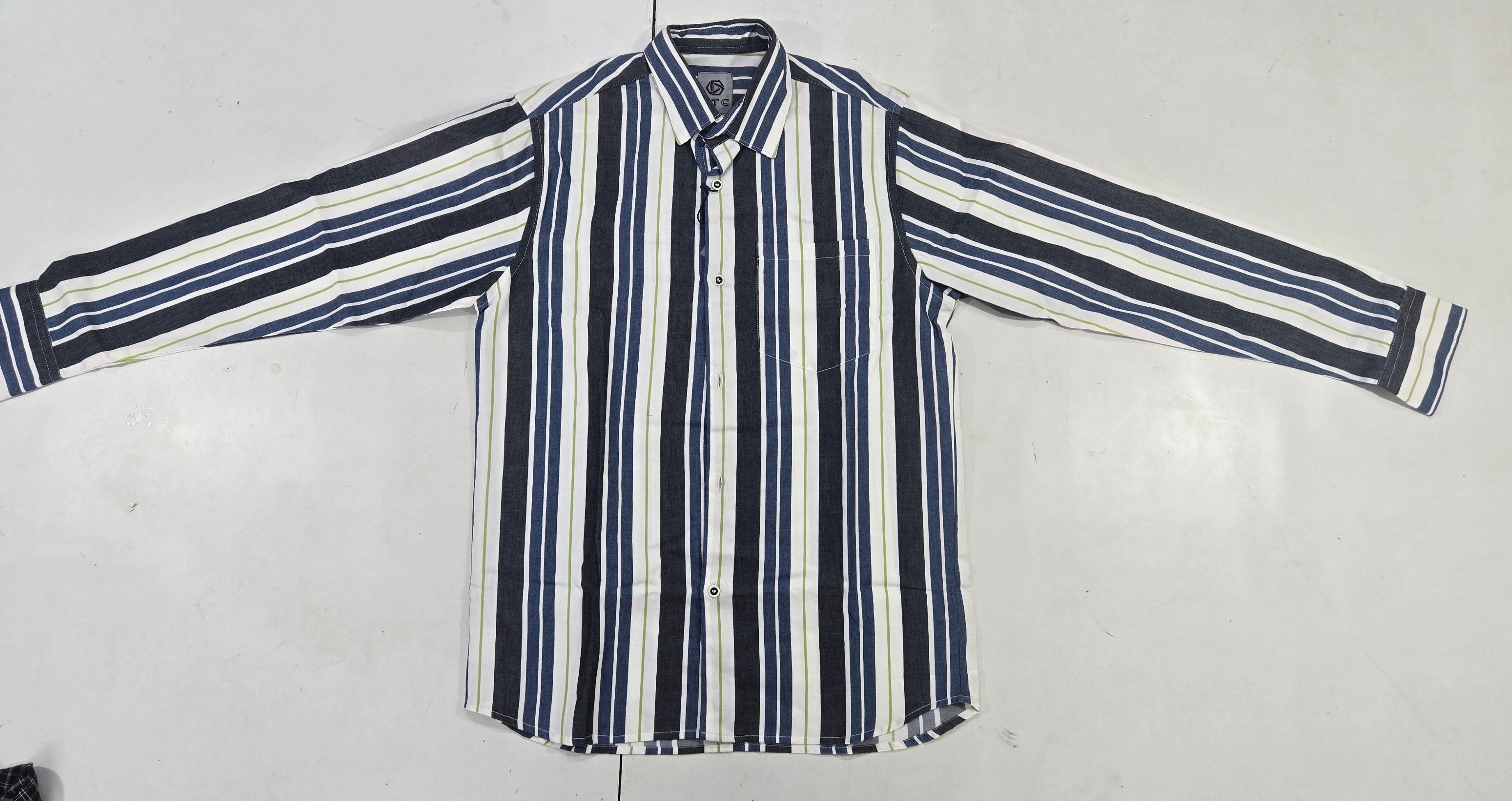 Striped Pure Cotton casual shirt