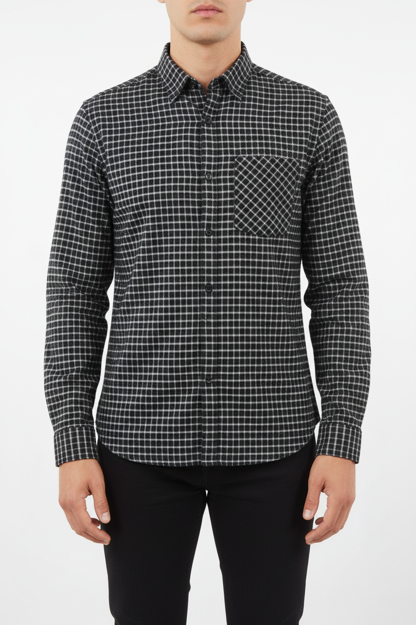 Small Checks Full Sleeve casual slimfit shirt