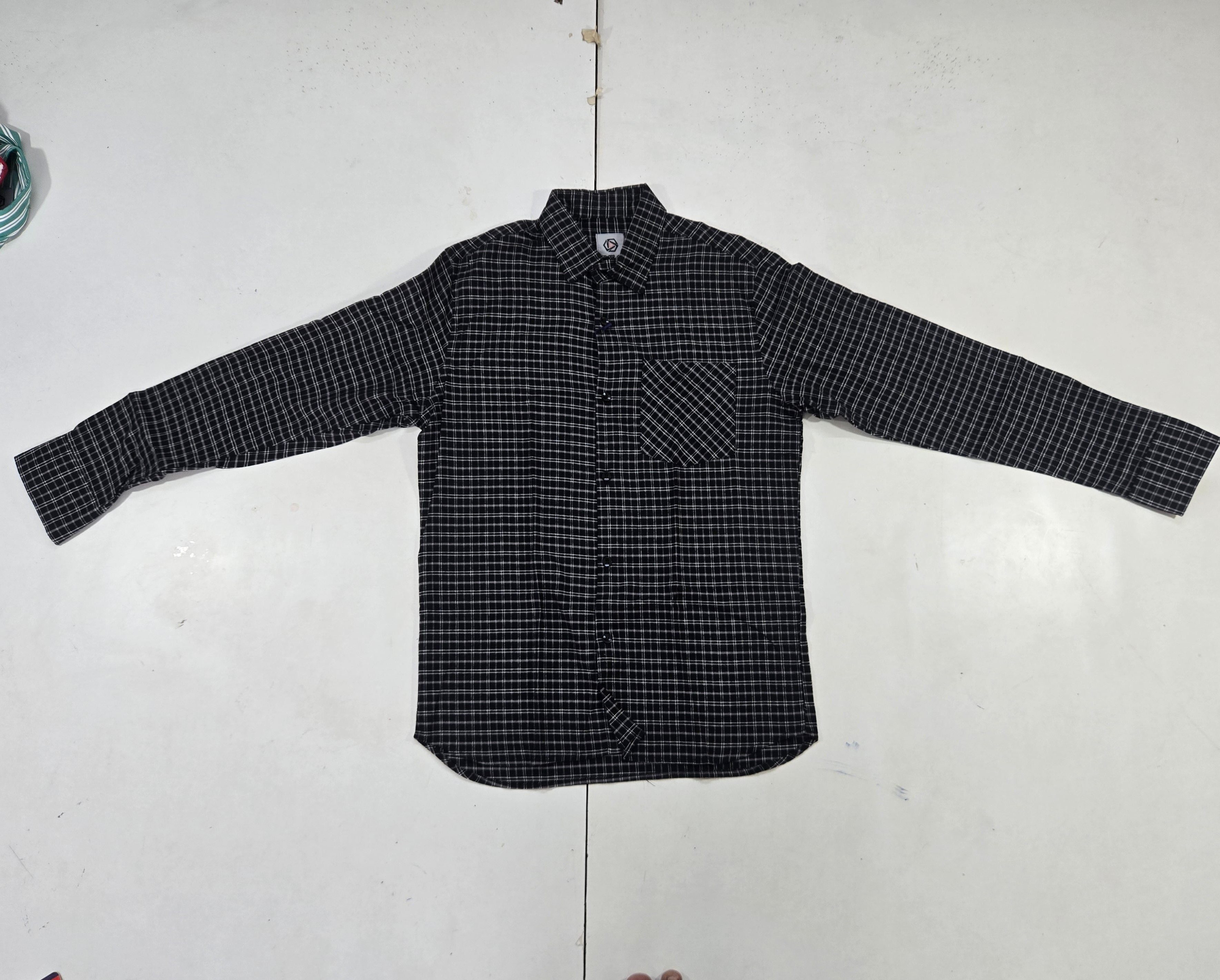 Small Checks Full Sleeve casual slimfit shirt